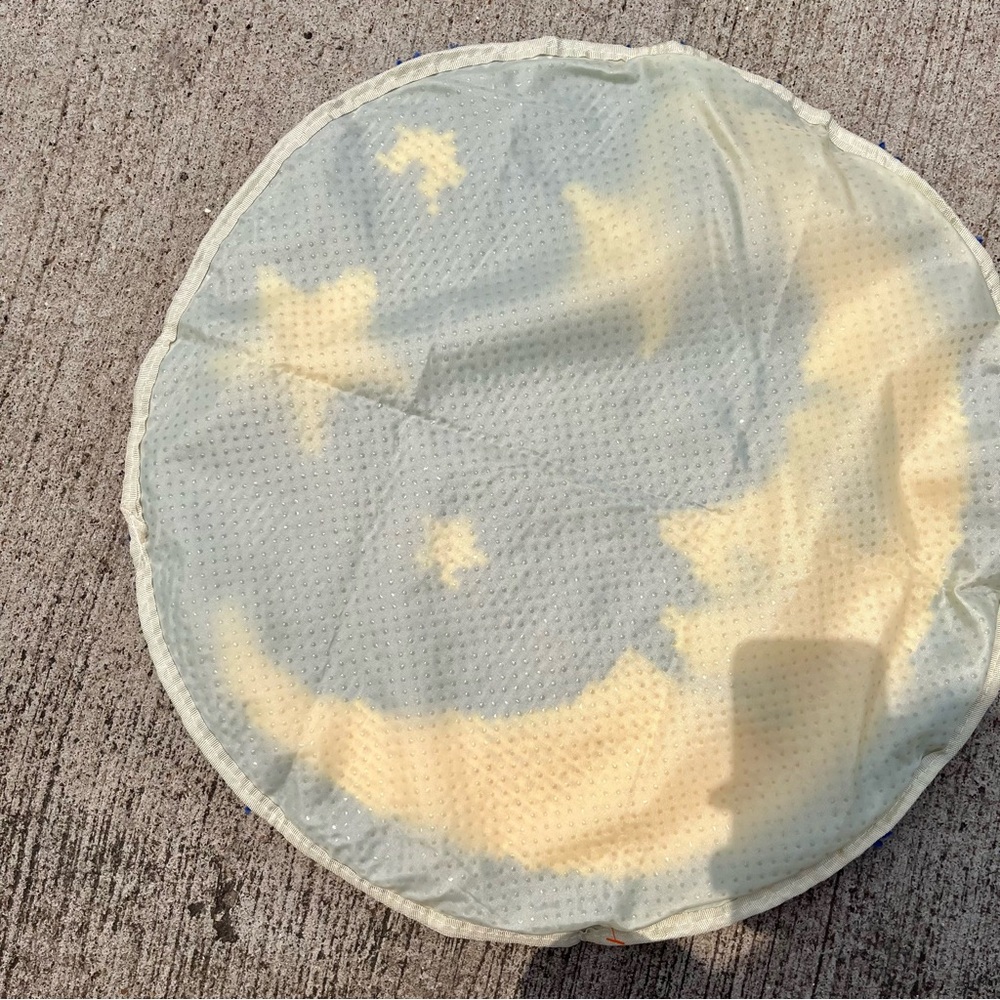 Handmade Vintage 1970s Tufted Rugs/Latch Hook Rugs/Wall Hangings/Moon&Star - Picture 4 of 5